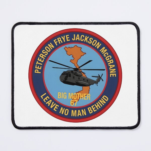 Item preview, US Navy Big Mother 67 Vietnam War Combat Search and Rescue Memorial Patch designed and sold by CharlieDesings.