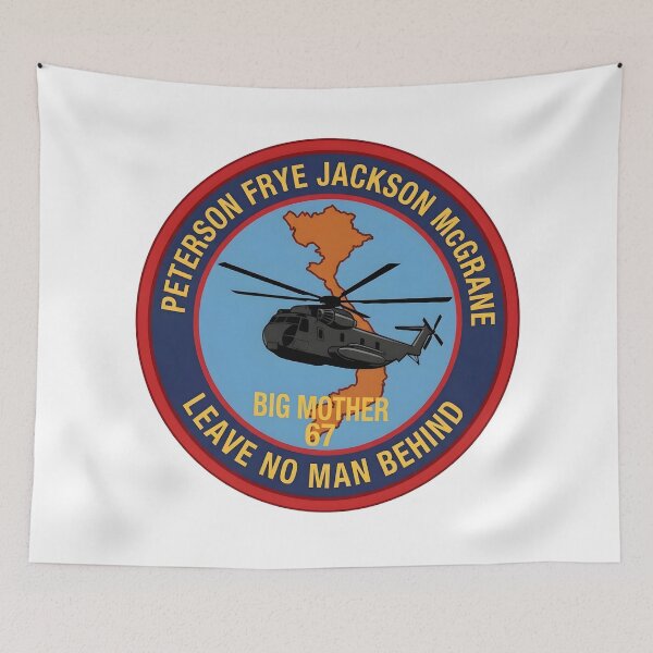 Item preview, US Navy Big Mother 67 Vietnam War Combat Search and Rescue Memorial Patch designed and sold by CharlieDesings.