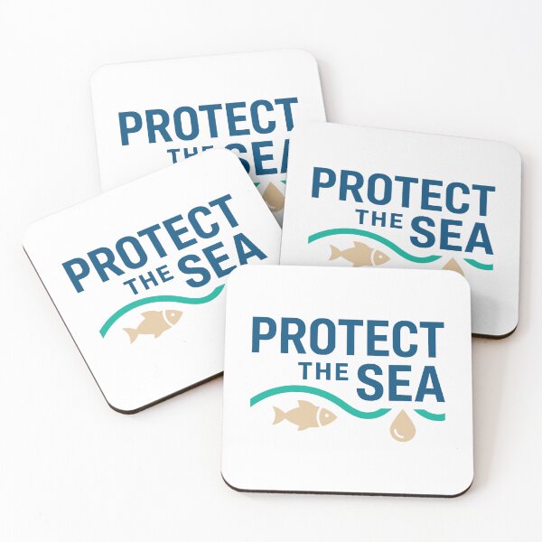 Item preview, Protect the Sea Ocean Conservation Typography Design designed and sold by BunnyLove003.