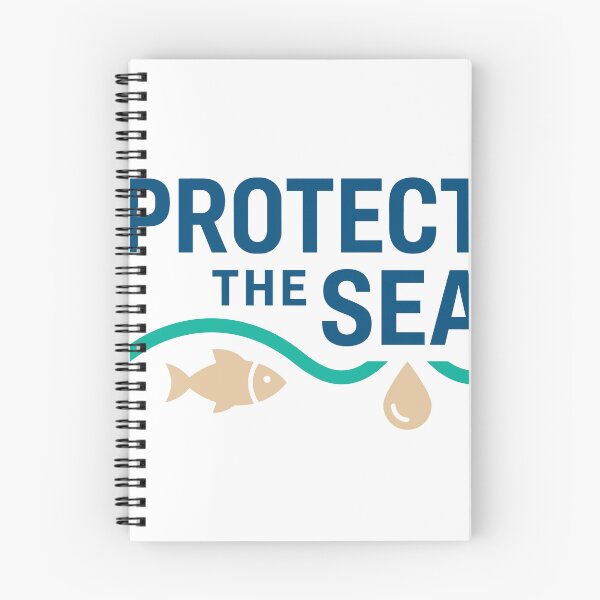 Item preview, Protect the Sea Ocean Conservation Typography Design designed and sold by BunnyLove003.
