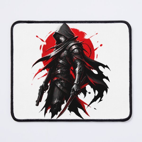 Item preview, Minimalist Art Print Inspired by Omen from Valorant - Modern Gaming Wall Decor designed and sold by Denihw.