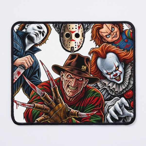 Item preview, Horror Slasher Squad Freddy Jason Chucky Pennywise Michael Art designed and sold by DesignArtist.ia.