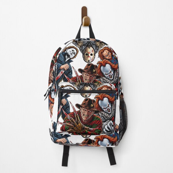 Item preview, Horror Slasher Squad Freddy Jason Chucky Pennywise Michael Art designed and sold by DesignArtist.ia.
