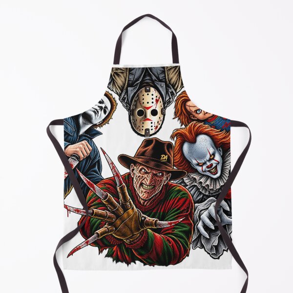 Item preview, Horror Slasher Squad Freddy Jason Chucky Pennywise Michael Art designed and sold by DesignArtist.ia.