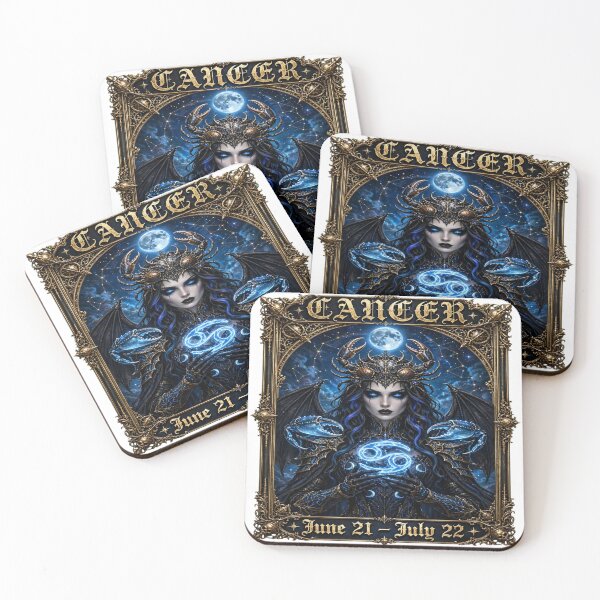 Item preview, Gothic Cancer Demon Queen - Moon Crab Zodiac | June 21 - July 22 designed and sold by Csaba1983.