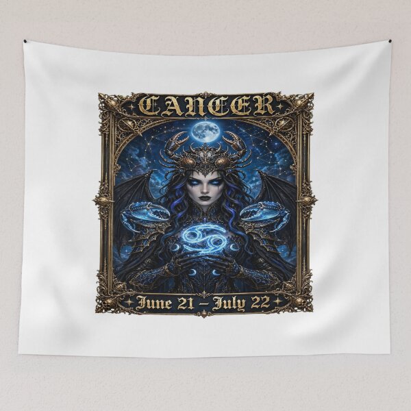 Item preview, Gothic Cancer Demon Queen - Moon Crab Zodiac | June 21 - July 22 designed and sold by Csaba1983.