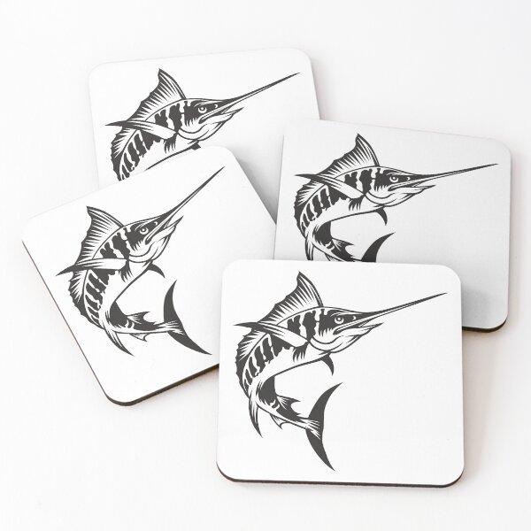 Item preview, Marlin fish, fish graphic, fish sticker. designed and sold by Tonsala.