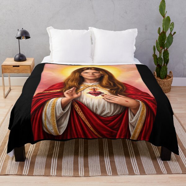 Item preview, Saint Gloria Steinem Sacred Heart Feminist Icon Graphic designed and sold by DestiniHill.