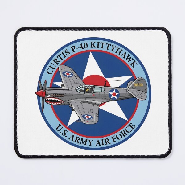 Item preview, USAAF Curtiss P-40 Kittyhawk World War II Fighter Patch Emblem designed and sold by CharlieDesings.