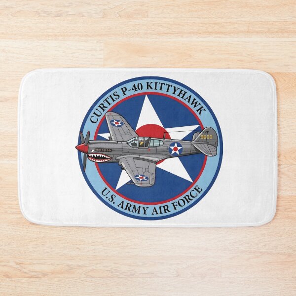 Item preview, USAAF Curtiss P-40 Kittyhawk World War II Fighter Patch Emblem designed and sold by CharlieDesings.