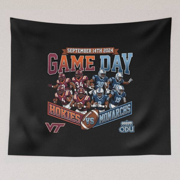 Item preview, Game Day Hokies vs. Monarchs September 14th 2024 College Football designed and sold by New Art.
