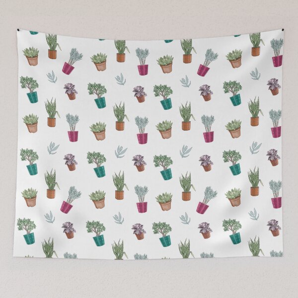 Item preview, Succulents Surface Pattern designed and sold by PaulaJKnight .