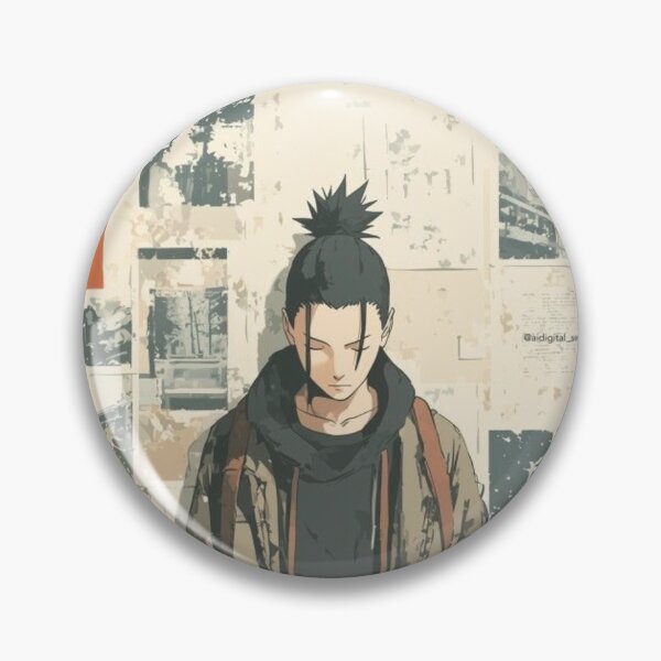 Item preview, Anime Photographer Portrait – Grunge Collage Male Character Art designed and sold by frantuliuss.