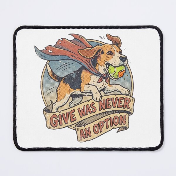Item preview, Give Was Never An Option - Beagle Superhero Tennis Ball Sarcastic Dog Humor designed and sold by HappyHarmony40.