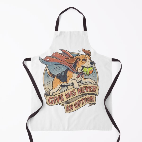 Item preview, Give Was Never An Option - Beagle Superhero Tennis Ball Sarcastic Dog Humor designed and sold by HappyHarmony40.