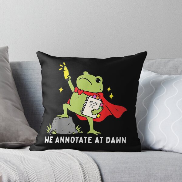 Item preview, We Annotate At Dawn English Teacher Funny Frog Reader  designed and sold by leevekaArt.