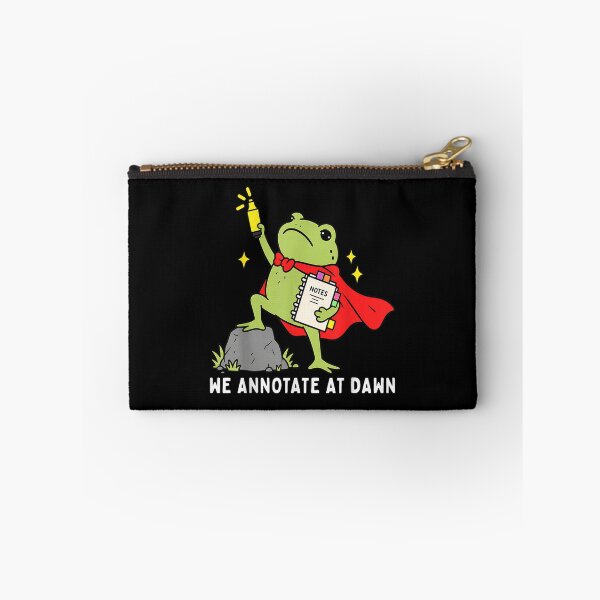 Item preview, We Annotate At Dawn English Teacher Funny Frog Reader  designed and sold by leevekaArt.