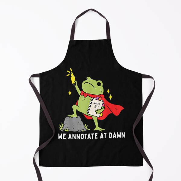 Item preview, We Annotate At Dawn English Teacher Funny Frog Reader designed and sold by leevekaArt.