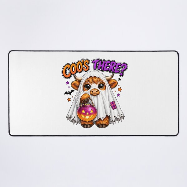 Item preview, Coos There? – Cute Highland Cow Ghost Halloween - Scottish Halloween designed and sold by SMalcolmDesigns.