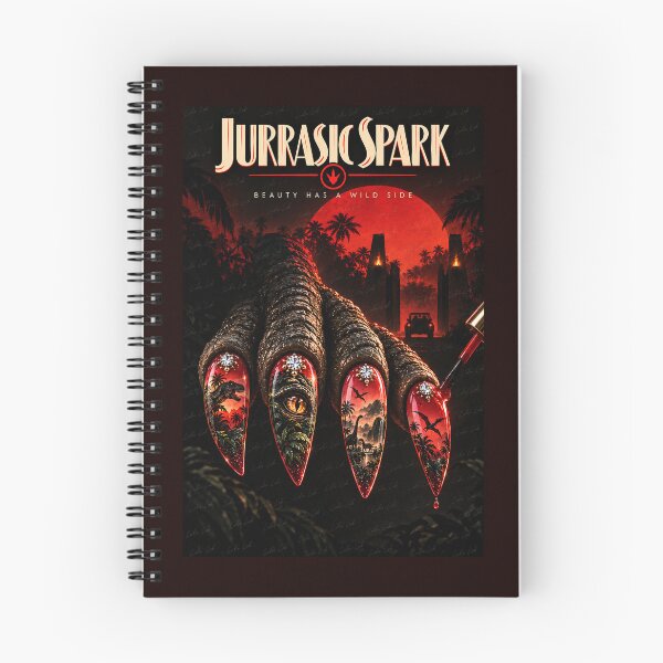 Item preview, Jurrasic Spark – Prehistoric Glam Nail Artist Fantasy - parody designed and sold by LuluLeb.