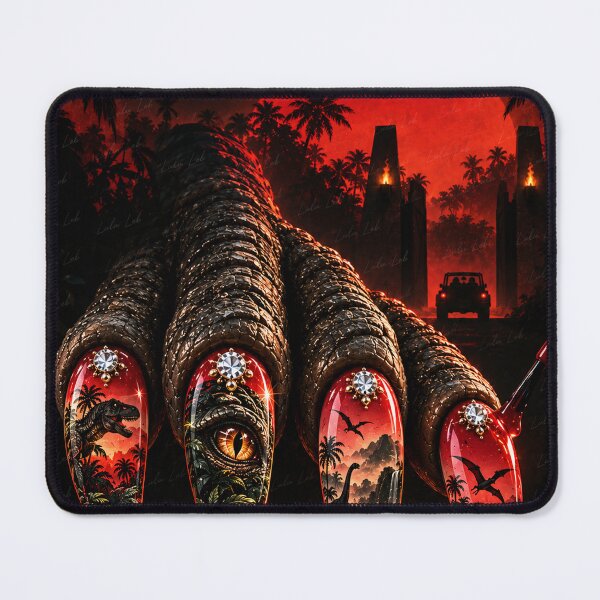 Item preview, Jurrasic Spark – Prehistoric Glam Nail Artist Fantasy - parody designed and sold by LuluLeb.