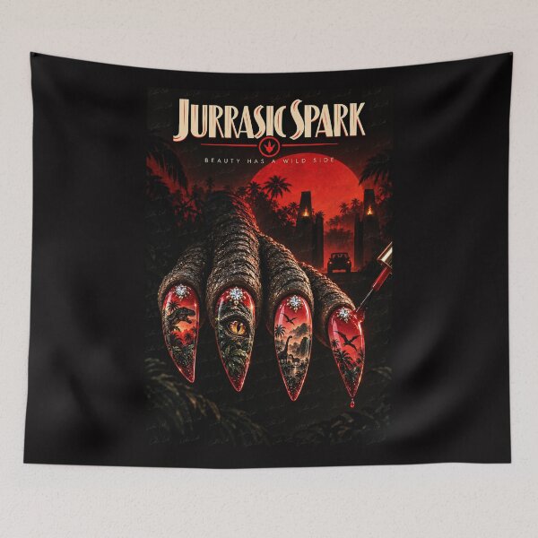 Item preview, Jurrasic Spark – Prehistoric Glam Nail Artist Fantasy - parody designed and sold by LuluLeb.