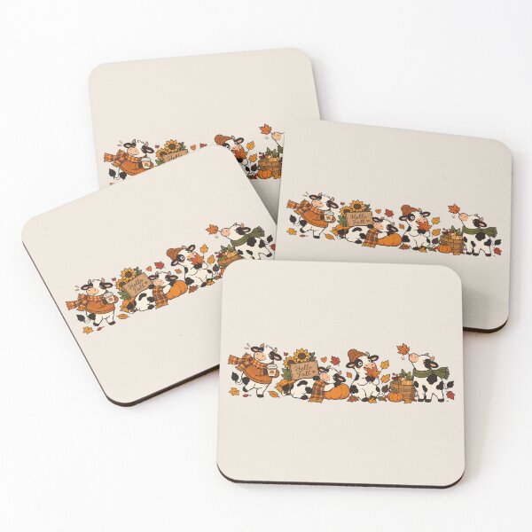 Item preview, Highland Cow Fall, Vintage Autumn Cow, Pumpkin Patch, Cozy Fall Season, Country Farm, Autumn Coffee Lover, Thanksgiving, Rustic Fall Gift designed and sold by Quiajia.