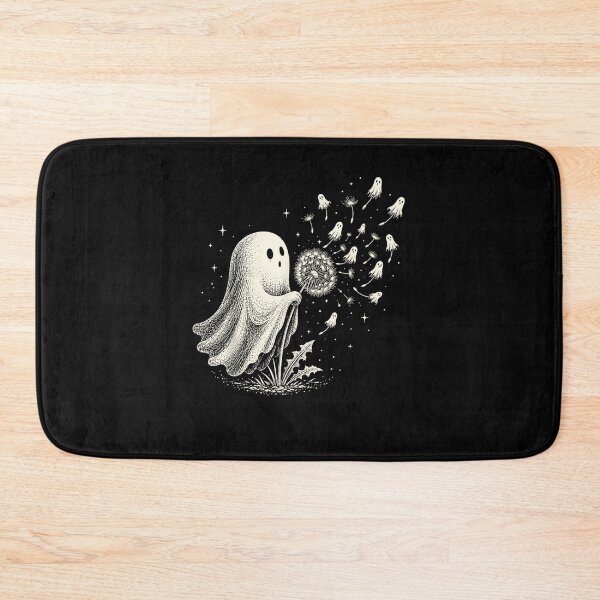 Item preview, Cute Ghost Blowing Dandelion Wish Funny Halloween Spooky designed and sold by ArtByimamS.