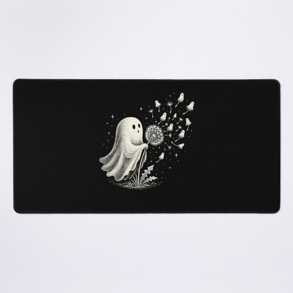 Item preview, Cute Ghost Blowing Dandelion Wish Funny Halloween Spooky designed and sold by ArtByimamS.