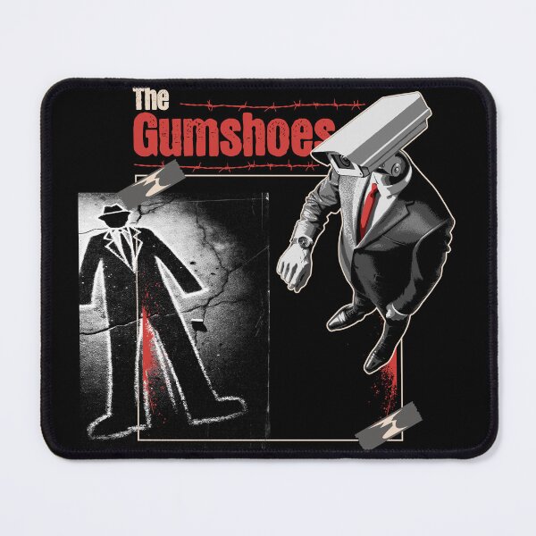 Item preview, The Gumshoes CCTV Detective T-Shirt | Noir Crime Graphic Tee | Surveillance Streetwear Shirt designed and sold by baretyas.