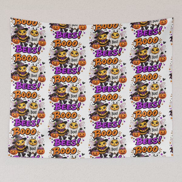 Item preview, Boo Bees – Cute Halloween Bee Witch & Ghost - Spooky Halloween designed and sold by SMalcolmDesigns.