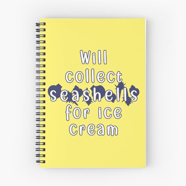 Item preview, Will collect seashells for ice cream designed and sold by mariya-ivanova.
