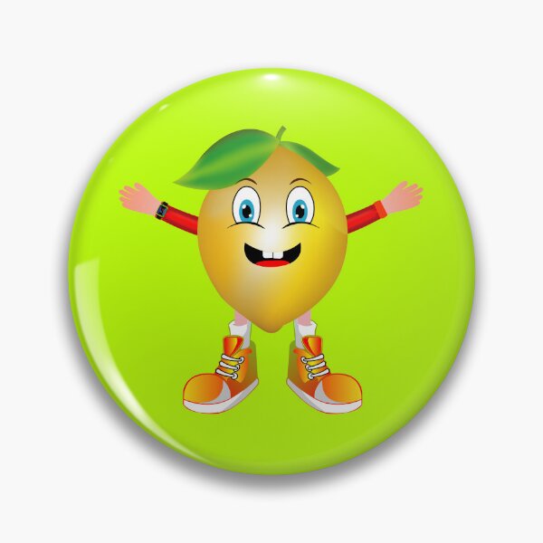 Item preview, Happy Lemon Animated Character Boy Version designed and sold by ExpressiveToon.
