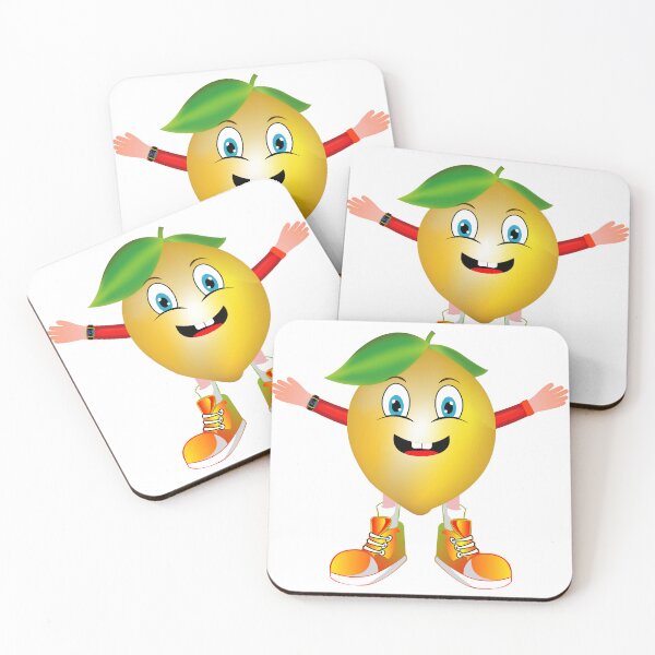 Item preview, Happy Lemon Animated Character Boy Version designed and sold by ExpressiveToon.