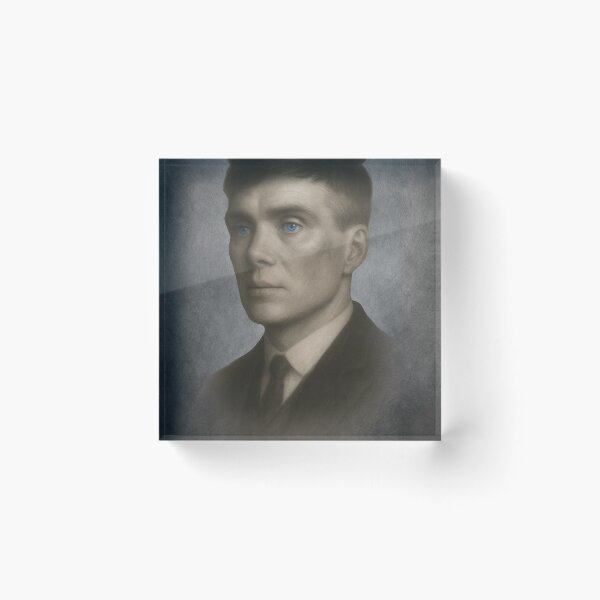 Item preview, Tommy Shelby Portrait Art | Peaky Blinders Cillian Murphy Pencil & Charcoal Drawing | Thomas Shelby Fan Art Wall Print designed and sold by ConorKeeganArt.