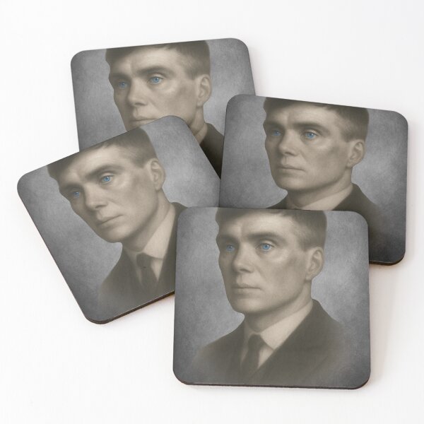 Item preview, Tommy Shelby Portrait Art | Peaky Blinders Cillian Murphy Pencil & Charcoal Drawing | Thomas Shelby Fan Art Wall Print designed and sold by ConorKeeganArt.