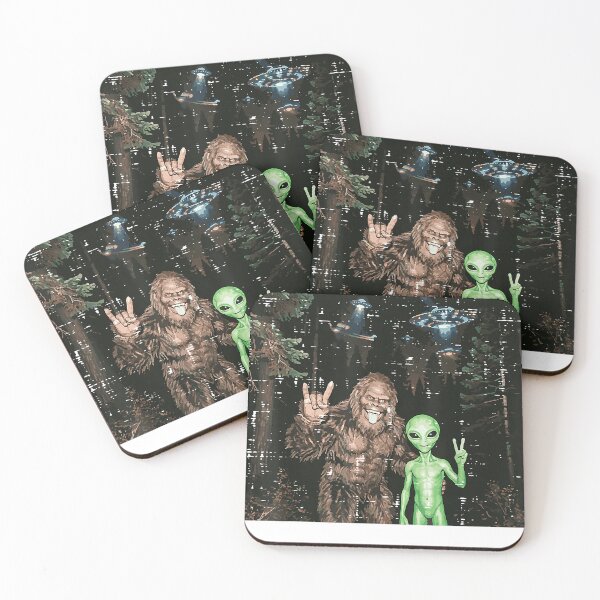 Item preview, Bigfoot Alien UFO Selfie Funny Sasquatch Meme Men Women Kid  designed and sold by Danieldeleon2.