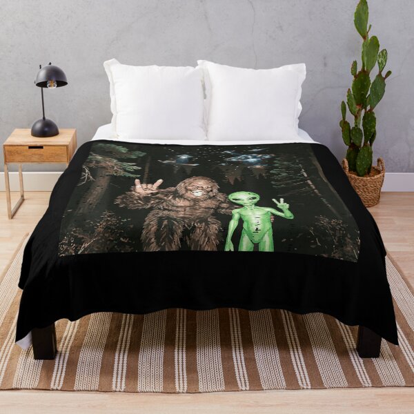 Item preview, Bigfoot Alien UFO Selfie Funny Sasquatch Meme Men Women Kid designed and sold by Danieldeleon2.