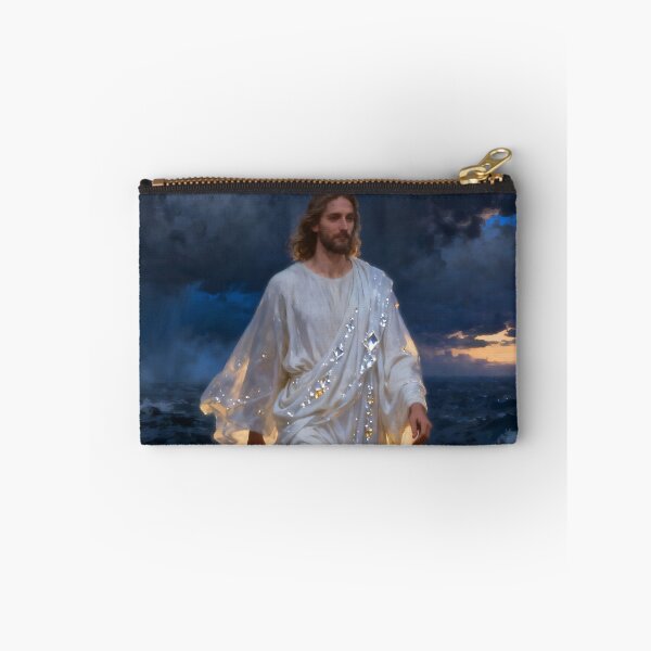 Item preview, Jesus Walking on Water Art, Jesus Christ in the Storm, Christian Faith Religious Art designed and sold by stylishdzign.