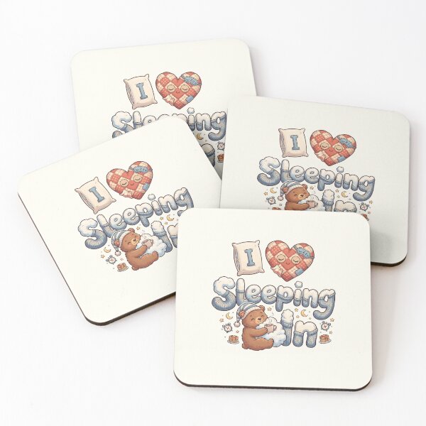 Item preview, I Love Sleeping In Cozy Teddy Bear designed and sold by Itsheartshop.