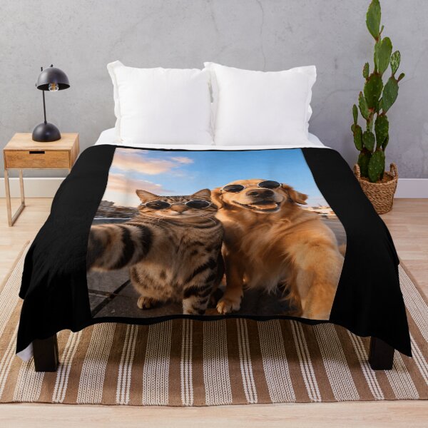Item preview, Cat and Dog Selfie Meme designed and sold by Danieldeleon2.