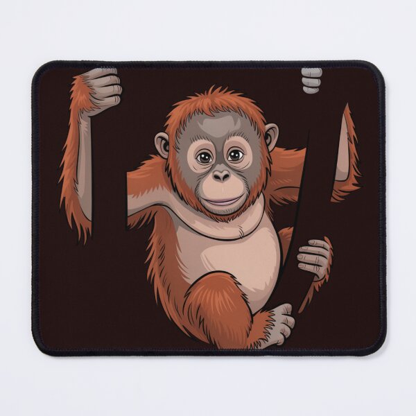 Item preview, Peeking Orangutan Cub designed and sold by ApexCanopy.