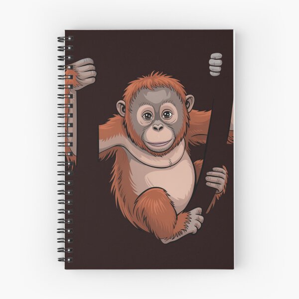 Item preview, Peeking Orangutan Cub designed and sold by ApexCanopy.