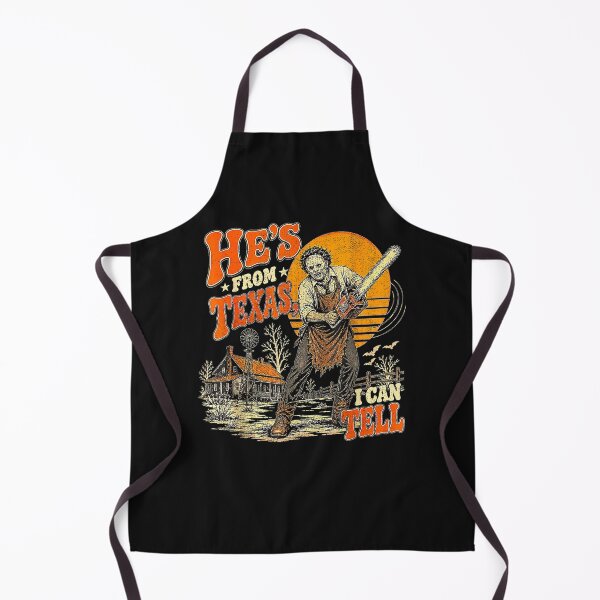 Item preview, Hes from Texas I Can Tell Vintage Horror Chainsaw designed and sold by ArtByimamS.