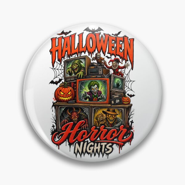 Item preview, Halloween Horror Nights Vintage TV Monster Squad Art designed and sold by DesignArtist.ia.