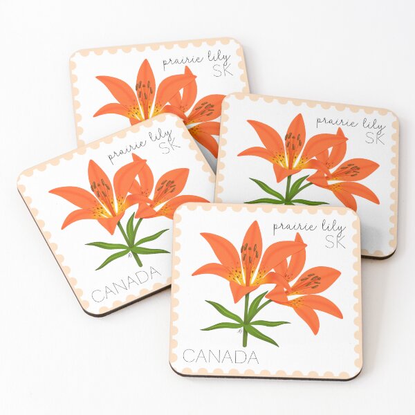 Item preview, Sello de lirio de la pradera de Saskatchewan designed and sold by spontaneousing.