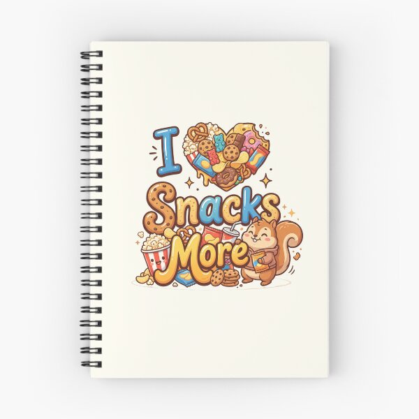 Item preview, I Love Snacks More Cute Squirrel Foodie designed and sold by Itsheartshop.