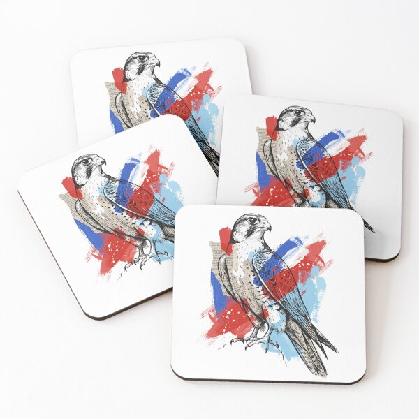 Item preview, Peregrine Falcon with Collage and Color designed and sold by Honu2025.