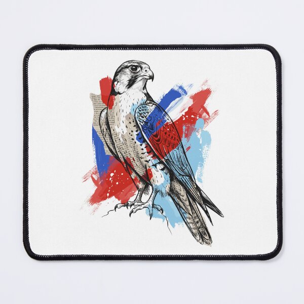 Item preview, Peregrine Falcon with Collage and Color designed and sold by Honu2025.