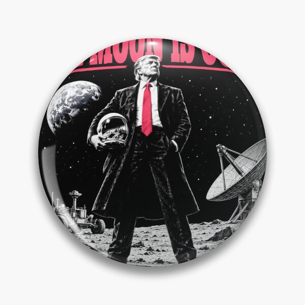 Item preview, Trump The Moon Is Ours Space Force Graphic designed and sold by DestiniHill.